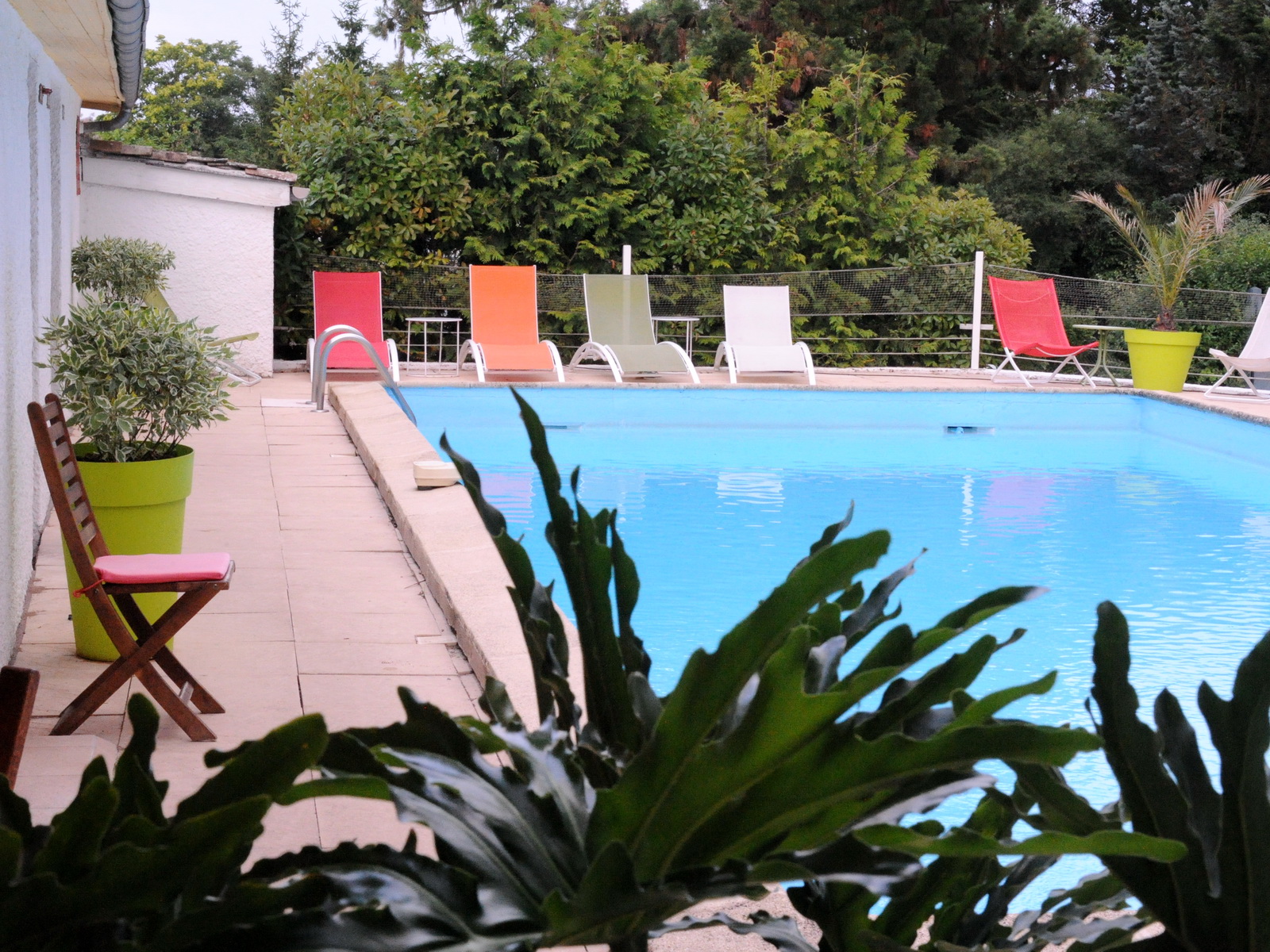 Piscine Hötel La Maison Blanche Romanèche-Thorins